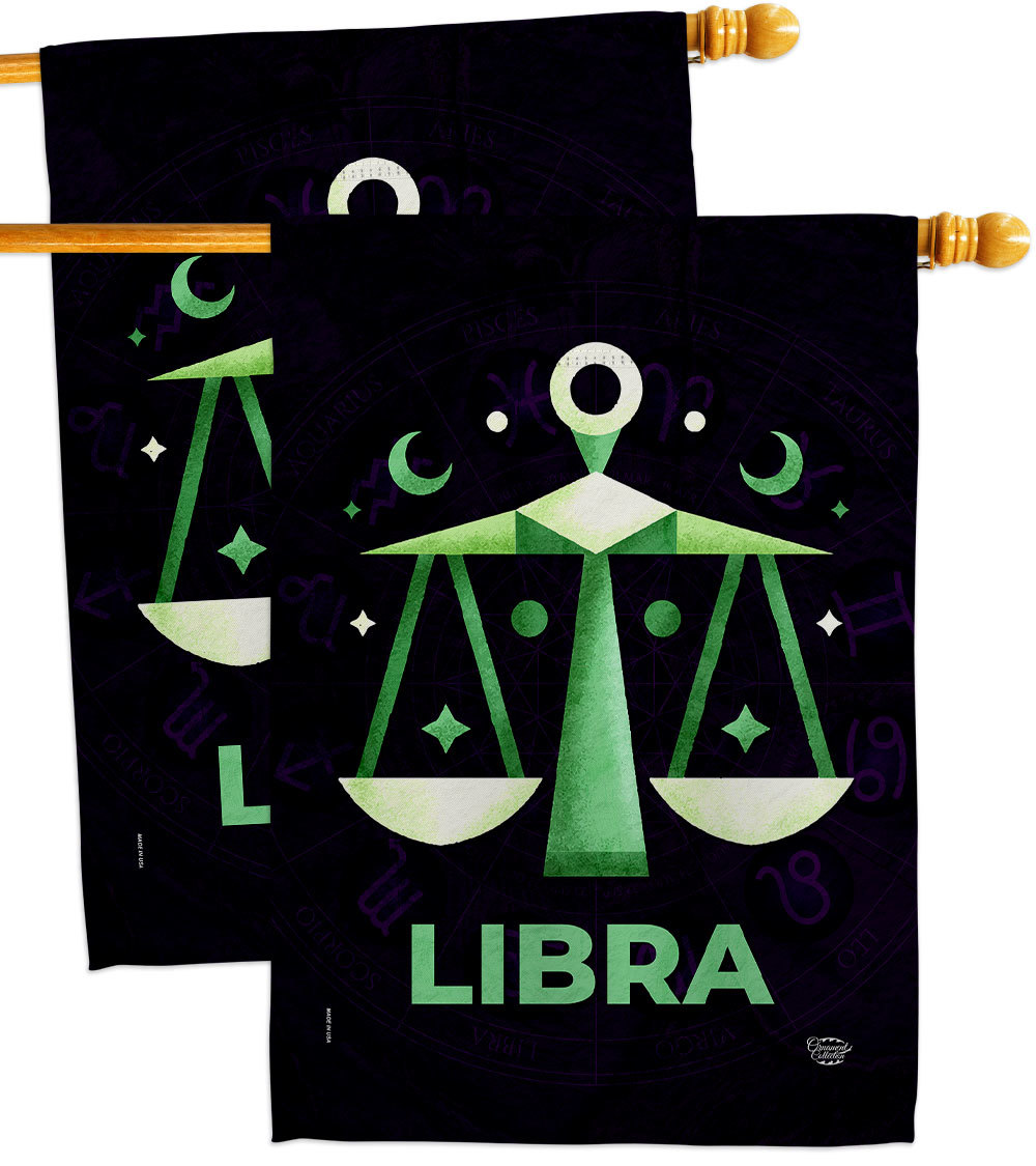 Primary image for Libra House Flags Pack Zodiac 28 X40 Double-Sided Banner