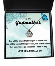 To my Godmother,  Crown Pendant Necklace. Model 64024  - £48.07 GBP