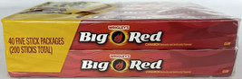 Wrigley&#39;s Big Red Gum 40 Packs 5 Sticks Each Bubble Chewing Bulk Candy Candies - £17.86 GBP