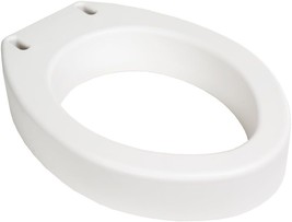 Essential Medical Supply Raised Elevated Toilet Seat Riser for an Elongated Toil - £42.34 GBP