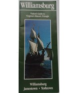 Vintage Williamsburg Virginia Visitor’s Guide Map Brochure 1988 - £3.13 GBP