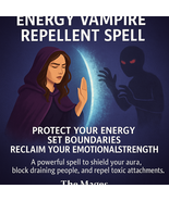 Energy Vampire Repellent Spell to Shield Your Aura &amp; Block Draining People - €33,51 EUR