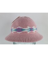 Deadstock Vtg 70s Streetwear Pastel Knit Fair Isle Safari Bush Bucket Ha... - $83.35 CAD