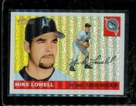 2004 Topps Heritage Retrofractor Baseball Card THC50 Mike Lowell Marlins Le - £7.72 GBP
