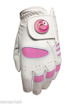 New Ladies All Weather Golf Glove. Size Large. Pink Ball Marker. Wink Etc - £8.00 GBP