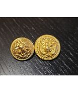 Vintage US Navy Eagle Anchor Brass Uniform Button Set 7/8” &amp; 1” Waterbury - €22,74 EUR