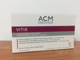 Acm Vitix 30 Tablets - Antioxidant Repigmentation Skin Vitiligo - $29.00