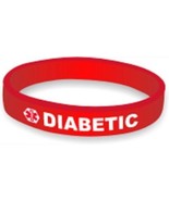 Rubber Medical Condition Identification Bracelet ~ Diabetes - £9.42 GBP