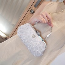 2023 New  Bag Banquet Handbag Korean Version  Inlaid Women&#39;s Bag Diagonal Chain  - £64.47 GBP