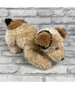 Gund Ketch 5349 Puppy Dog Plush Tan Brown With Black Spot On Ear 12 Inches - £11.05 GBP
