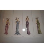 CUSTOM~  CEILING FAN /LIGHT WITH VINTAGE RUNWAY FASHION MODEL WOMEN LADIES - $164.24 CAD