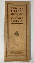 Original Treasury Department - NEW &amp; Liberal Features of War Risk Insura... - $200.85 MXN