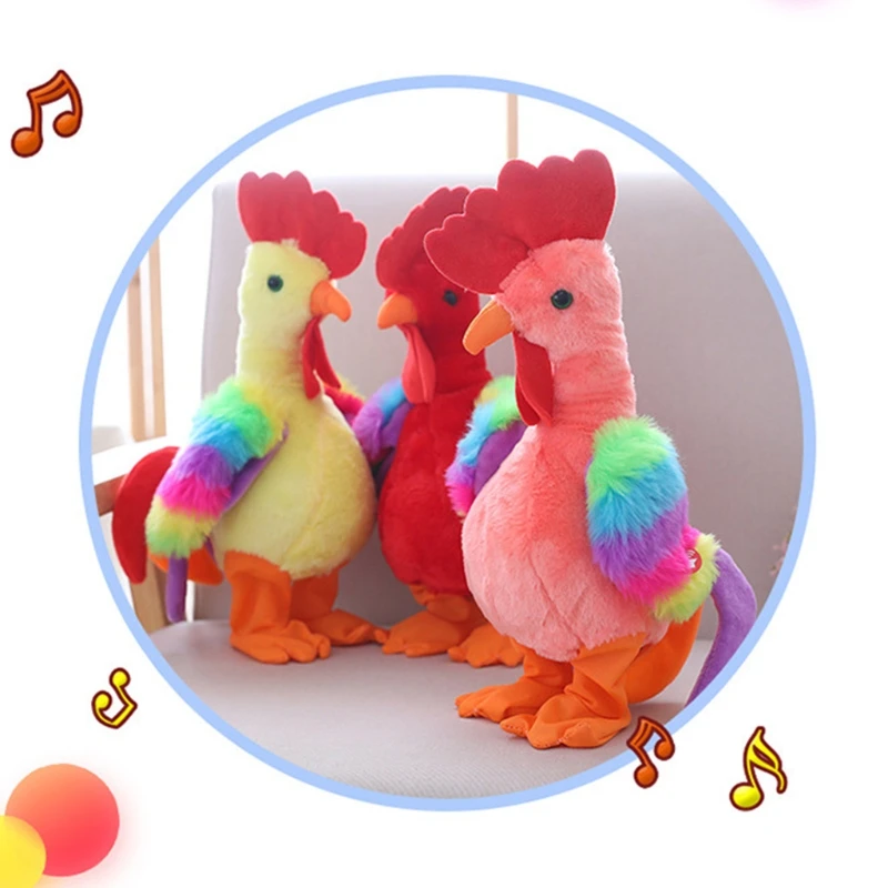 2023 New Robot Chicken Pet Toys Electronic Screaming Rooster Electric Funny - £20.24 GBP