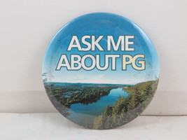 Vintage Tourist Pin - Ask Me About Prince George - Celluloid Pin  - £11.77 GBP