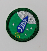 VINTAGE Girl Scout Junior Badge AEROSPACE - $3.47