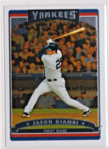 Jason Giambi New York Yankees First Base 2006 Topps CHROME Card # 61 Near Mint - $1.62