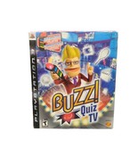 Buzz Quiz TV (Sony PlayStation 3, 2008) PS3 - 3 Controllers And Dongle! Tested!  - $29.13