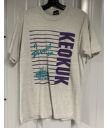 Vintage I Played In KEOKUK Single Stitch T Shirt Made In USA Size Large - $9.49