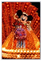 Disney World Spectro Magic Mickey Mouse  Orlando FL UNP Continental Postcard O21 - £2.92 GBP