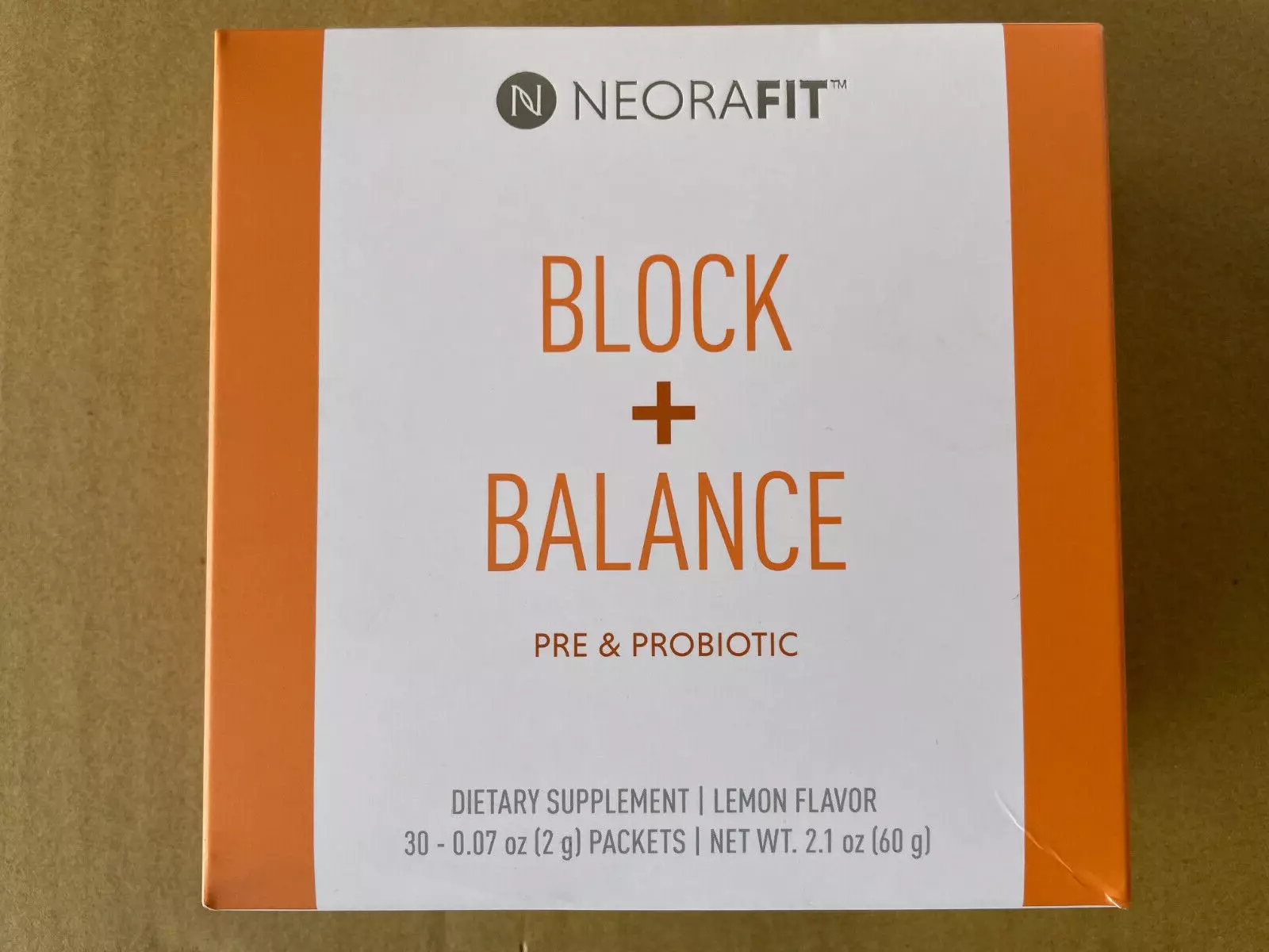 Neora Fit Lemon Block + Balance Pre &amp; Probiotic 30ct - $736.23 MXN