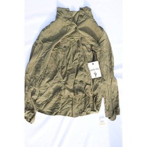 Pistola Womens Military Jacket Olive Long Sleeve Buttons Pockets Collar ... - $37.19