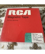 New &amp; Sealed Vintage RCA Magnetic Tape 3600 Ft. - 7&quot; Reel 0.5 Tensile 5T... - $46.53