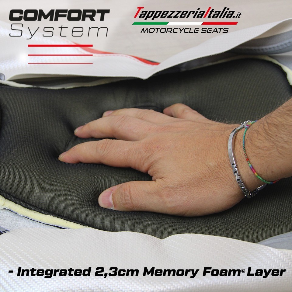 Cubierta De Asiento Kawasaki Z900 2025 Tappezzeria Comfort Verde Negro Item image 5