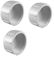 Pipe Cap 1-1/2&#39;&#39; FPT Dia. Schd-40 PVC - Charlotte Pipe PVC 02117 1600 (3... - $0.99