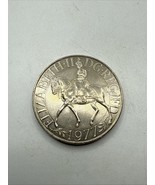 Vintage 1977 Elizabeth II DG Reg FD Jubilee Commemorative Medal Coin - $33.85 CAD