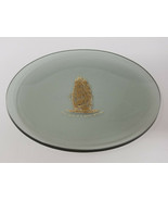 Dresser Table Coin Plate Smoke and Gold Down Easter Ship 1873-1889 Oval ... - $15.16