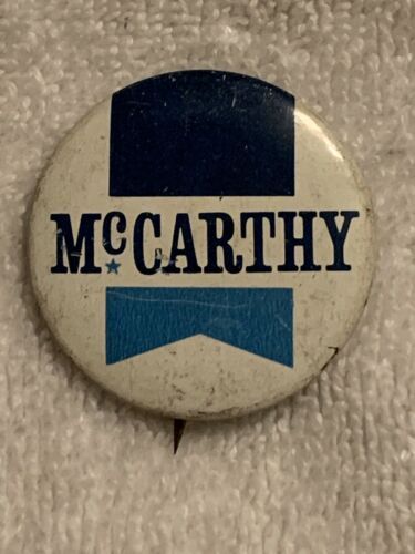 Original (1968) McCARTHY Election Campaign Pin / Button  Great condition!! - $4.50
