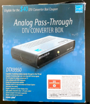 Digital Stream Converter DTX9950 Analog TV Television Pass-Through DTV NEW - £37.52 GBP