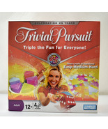 Trivial Pursuit 25th Anniversary Edition Board Game 3 Levels of Question... - $45.09 CAD