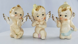 Bradley Exclusives Angel Cherub Kewpie Babies Porcelain Figurine Lot HTF RARE - £87.92 GBP