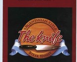 The Knife Argentinian Steak House Menu Hallandale &amp; Sunrise Florida  - £14.01 GBP