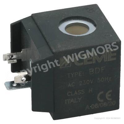 Coil CEME B6 230V AC 50Hz for valves normally closed, Spule cewka bobina... - $23.88
