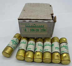 GEC Alsthom GON-20 Time Delay Fuses, 250VAC 20Amp,Type P Lot of 7 - £17.46 GBP