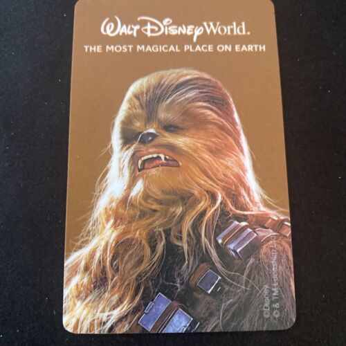 Primary image for Disney Walt Disney World 50th Anniversary & Theme Park Card Chewbacca Empty Card