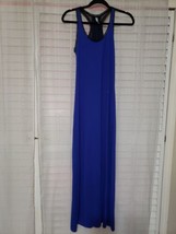 Fabletics Long Blue Maxi Dress  Size 2 - £15.46 GBP