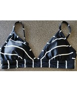 KONA SOL ~ Extra Large (XL) ~ Black &amp; White Stripe ~ Swimming Suit Top - £17.59 GBP