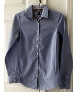 Tommy Hilfiger Fitted Shirt Sz 6 Preowned - $12.86