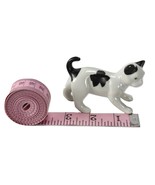 Vintage Ceramic Cat Kitten Figurine Gray Tabby Kitty Playful Stance Japan - $368.45 MXN