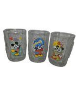 Vtg Walt Disney World 2000 Glasses Lot 3 Animal Magic Kingdom Epcot McDo... - $16.61