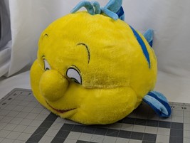 Disney Little Mermaid Flounder Fish Plush Pillow  Stuffed Animal Toy - £19.54 GBP