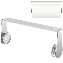 Paper Towel Holder, One Hand Tear Paper Towel Holder Under Cabinet With Ring Spr - £32.96 GBP