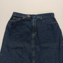 Liz Claiborne LizWear RN#52002 Women's Blue Cotton Rear Slit Denim Skirt Size 10 image 10