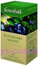 Greenfield Black Tea Blueberry Nights Sealed BOX of 25 teabags US Seller Import - £4.66 GBP