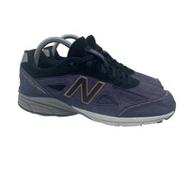 New Balance 990v4 Dark Purple Suede Black Shoes Kids Youth 7 Womens 8.5 - $39.59