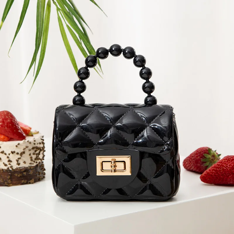 New Fashion Mini Bags for Women 2021 Candy Color Cute Handbag PVC Leather  Top-h - £43.47 GBP