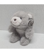 Snuffles Gray Teddy Bear Super Soft 5&quot; Plush Keychain Stuffed Animal - $41.41 CAD